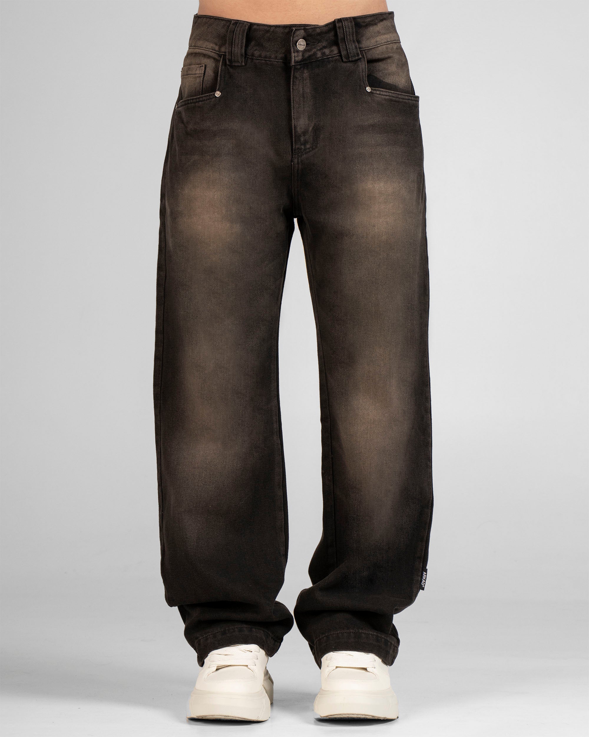 Denim Pant Laser Negro