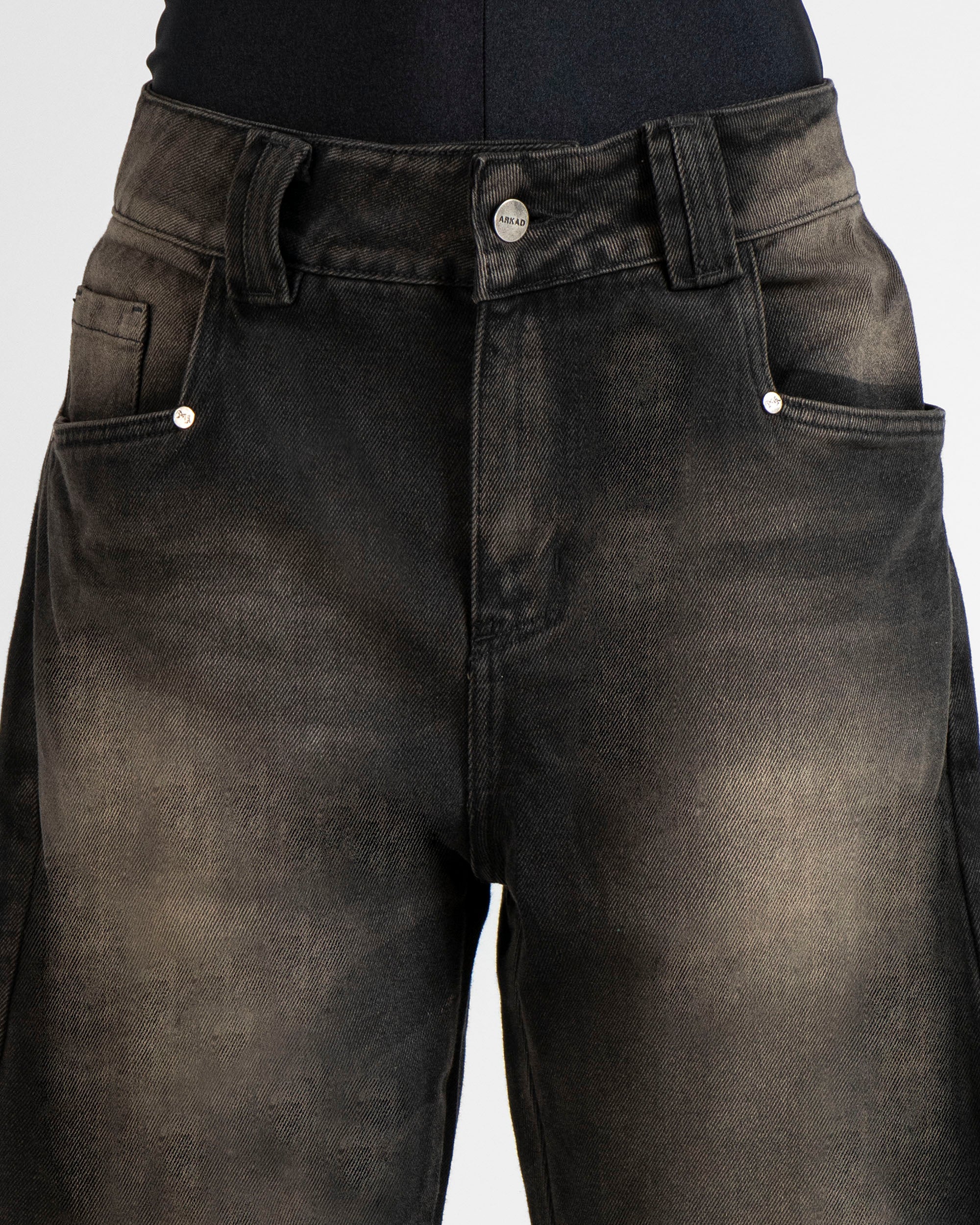 Denim Pant Laser Negro Unisex