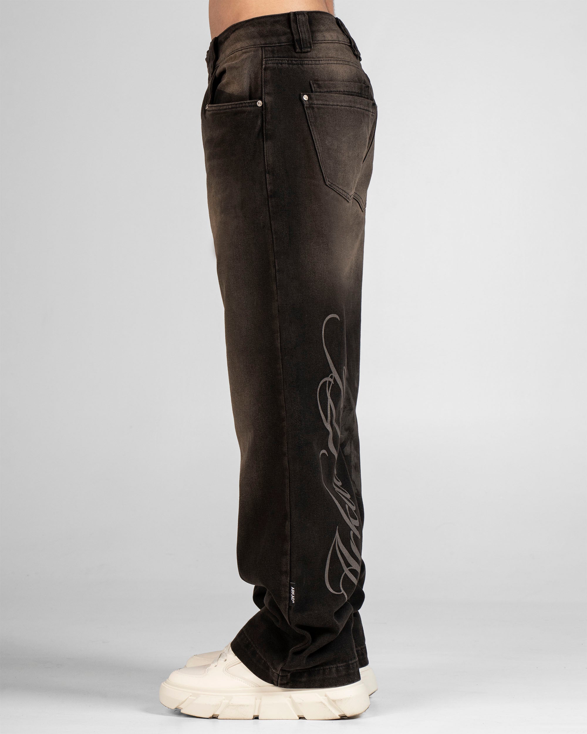 Denim Pant Laser Negro