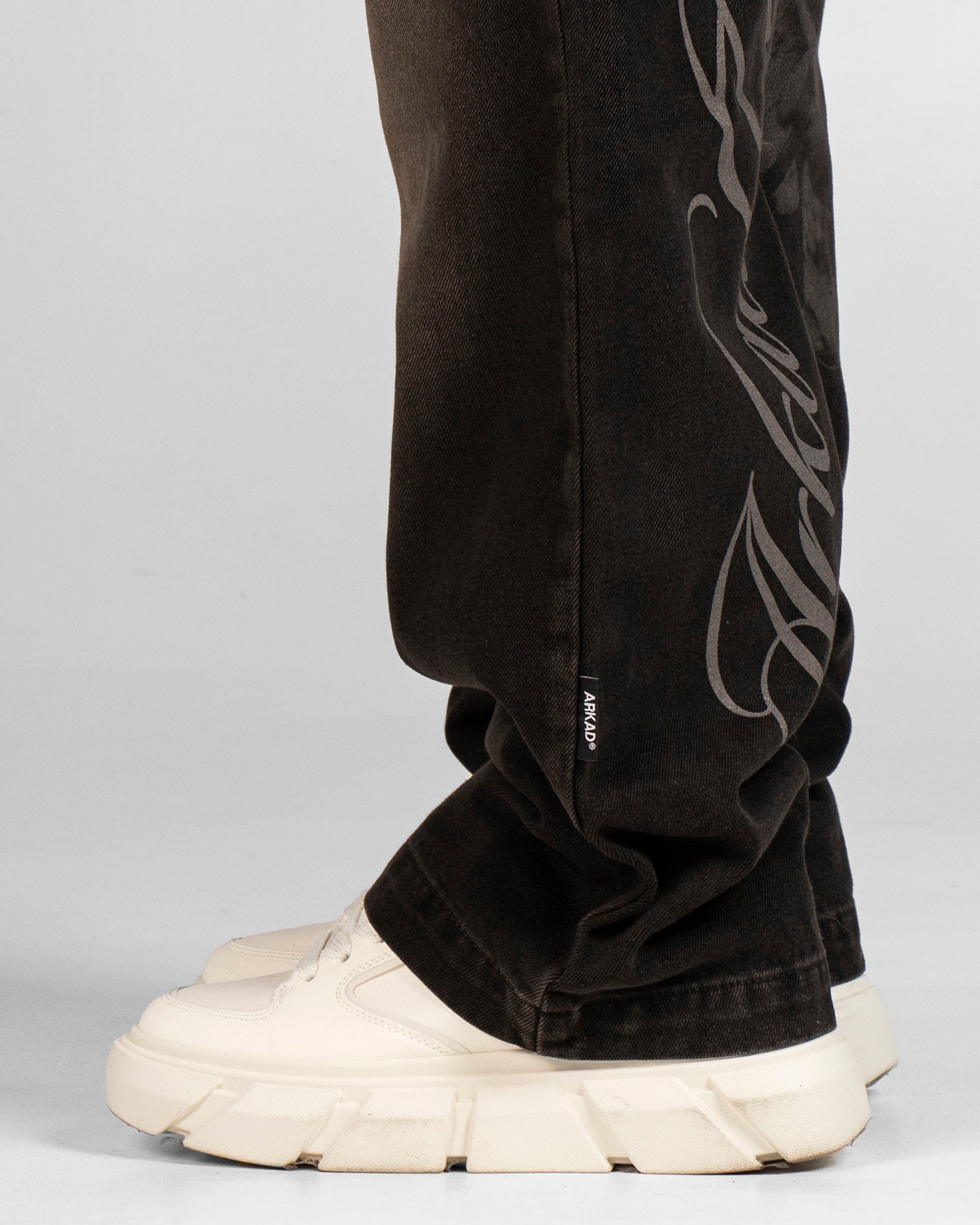 Denim Pant Laser Negro
