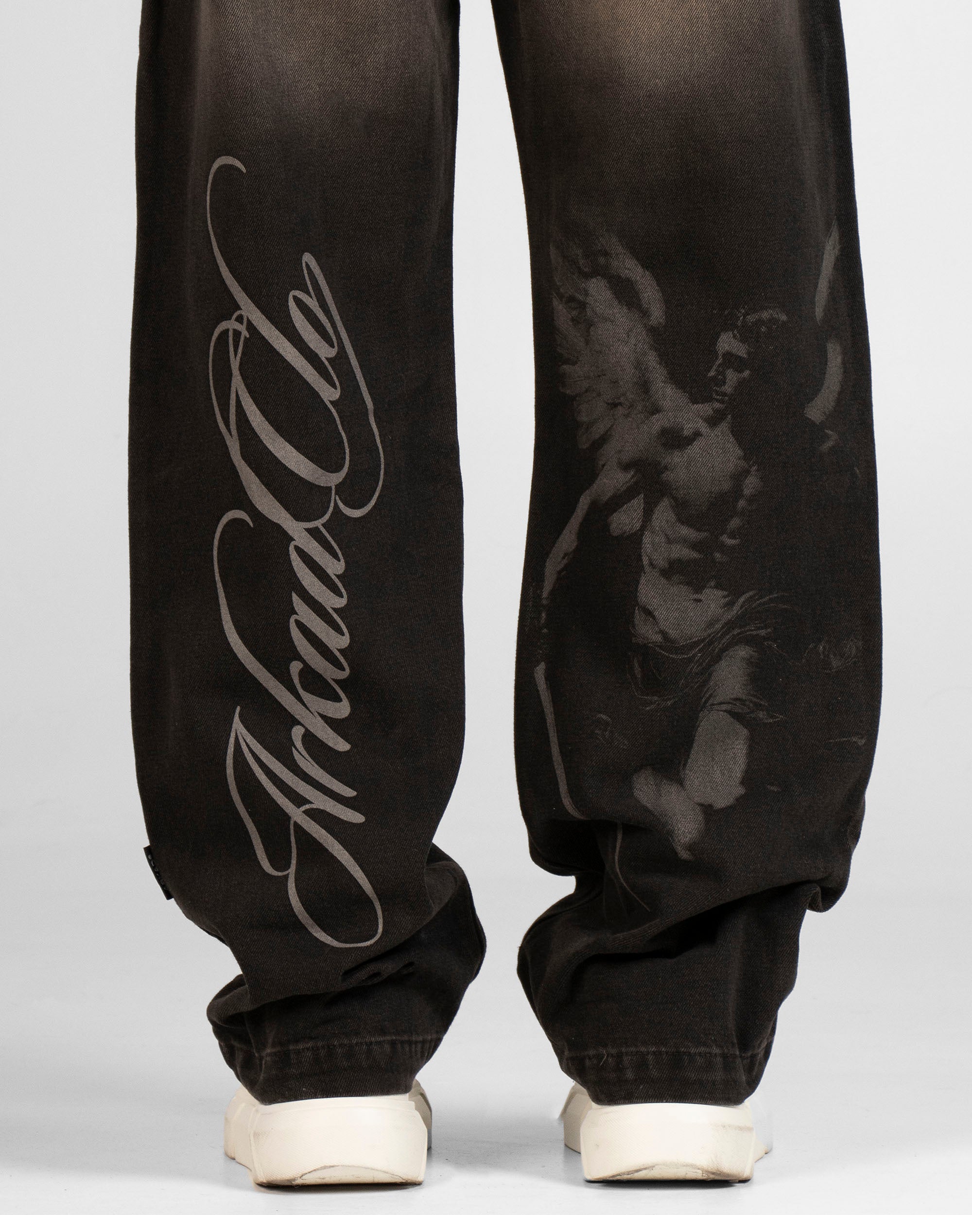 Denim Pant Laser Negro