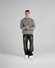 Knit Sweater Gris