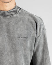 Knit Sweater Gris