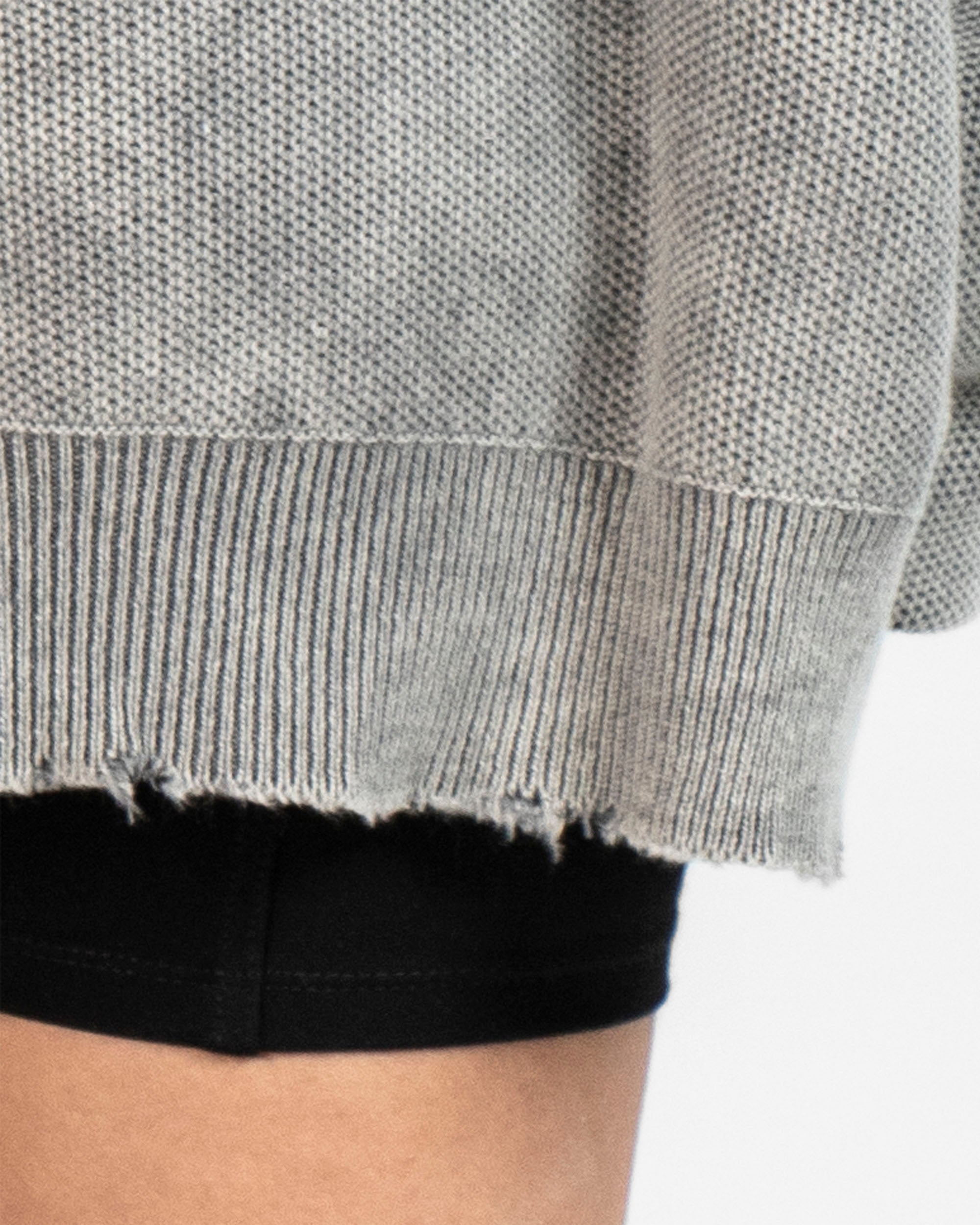 Knit Sweater Gris