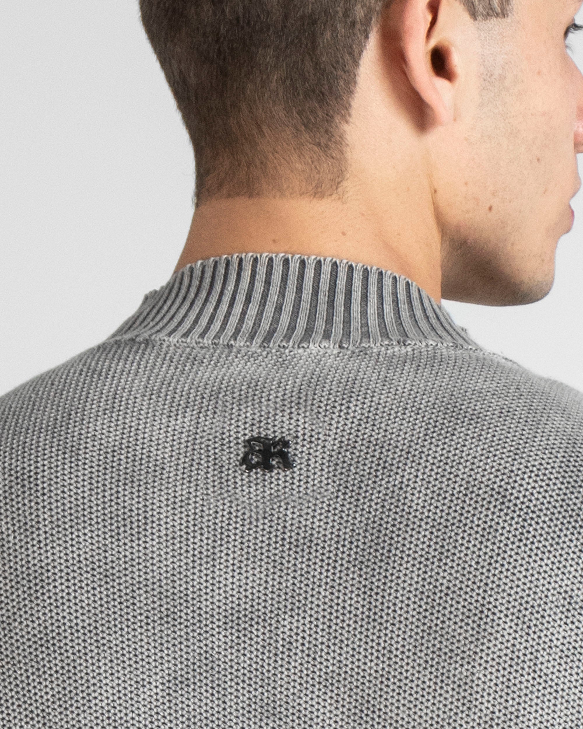 Knit Sweater Gris
