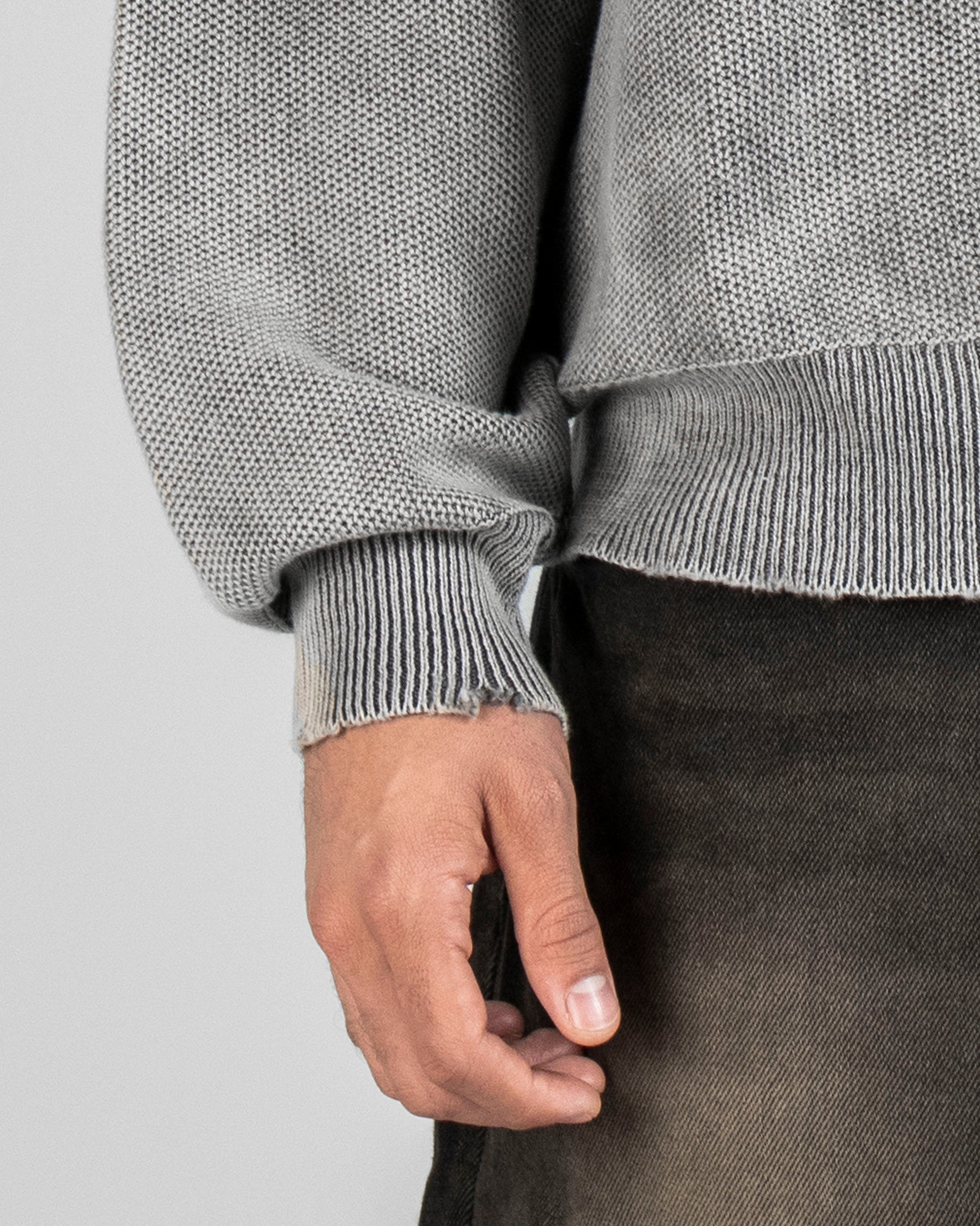 Knit Sweater Gris
