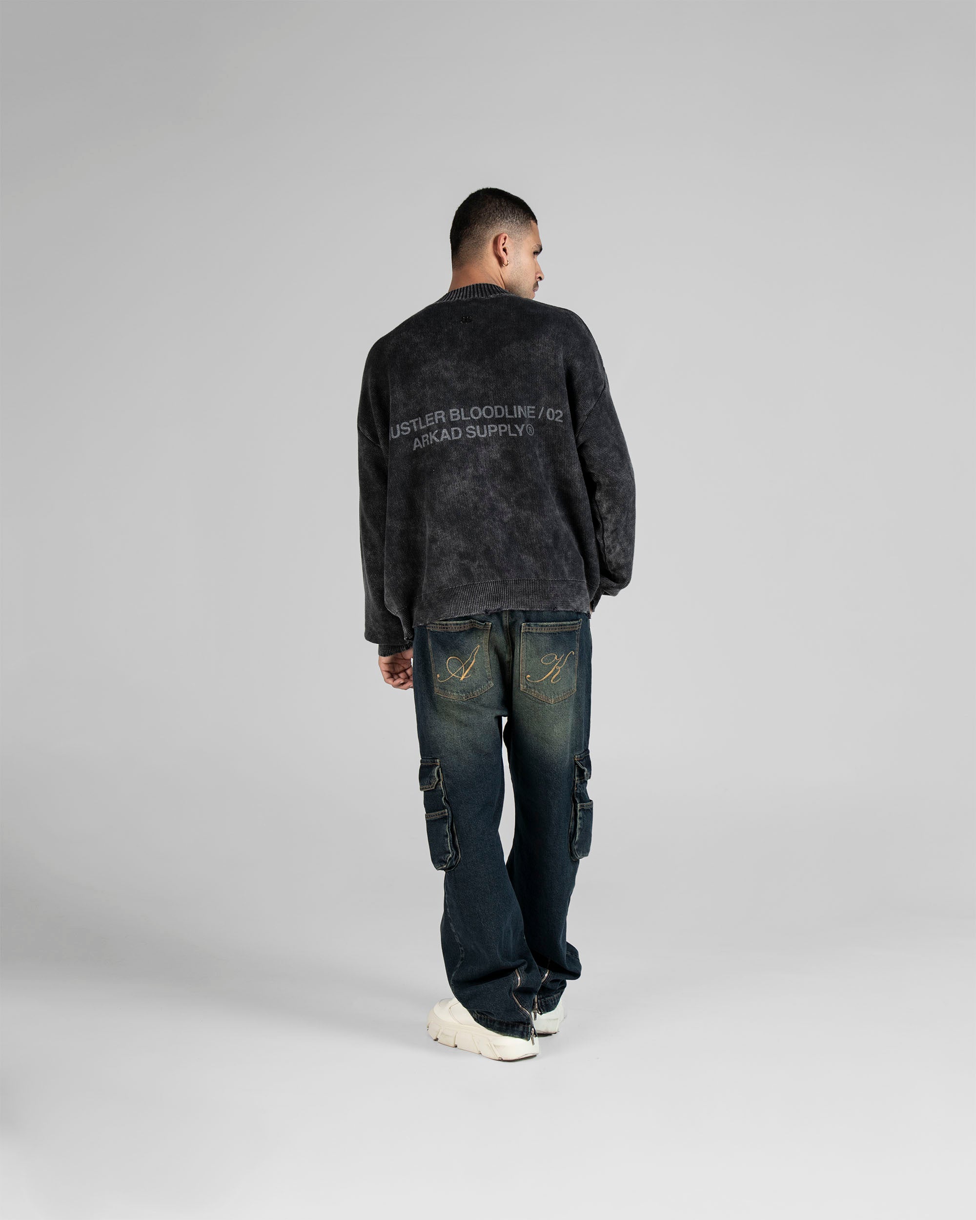 Knit Sweater Negro