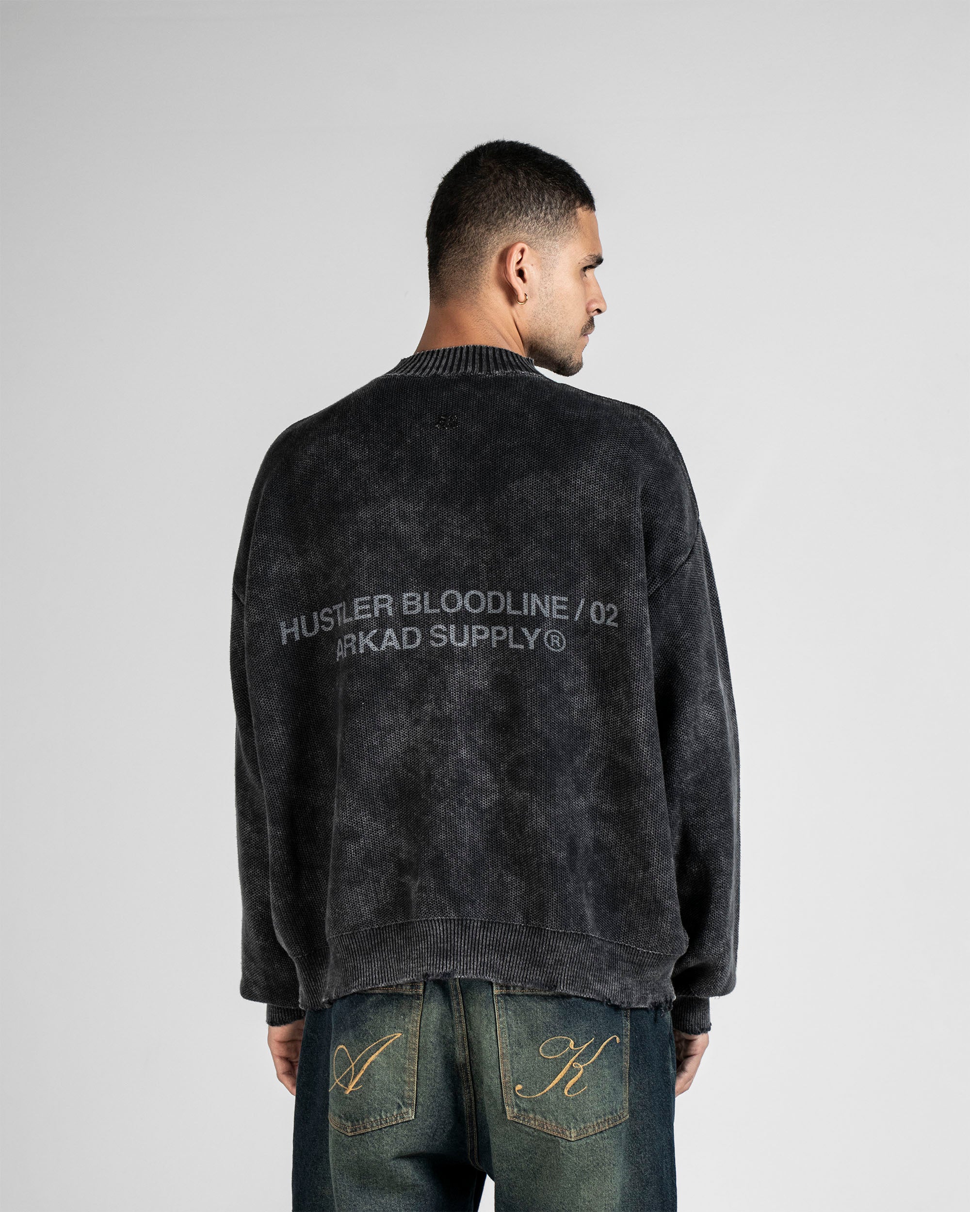 Knit Sweater Negro
