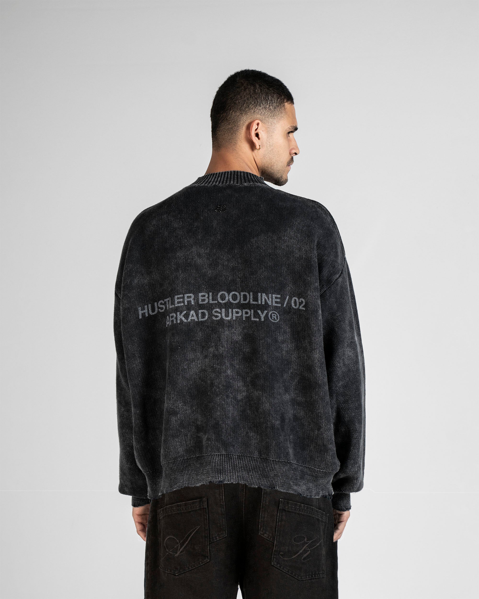 Knit Sweater Negro