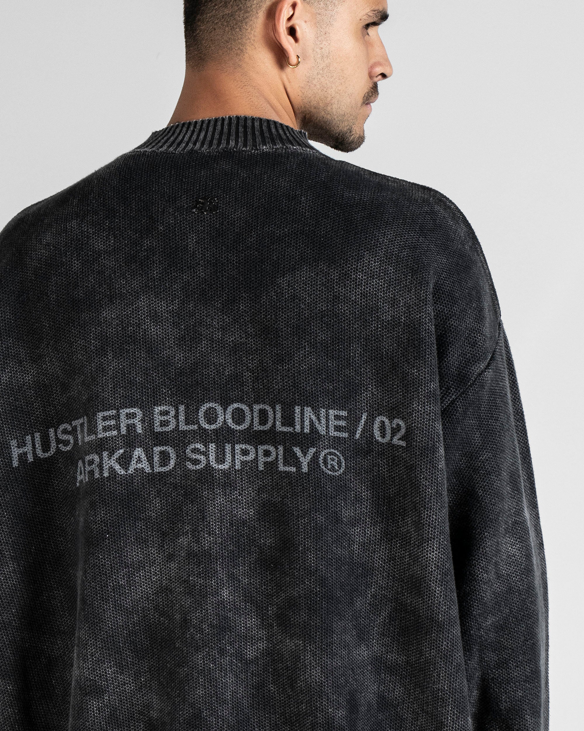 Knit Sweater Negro