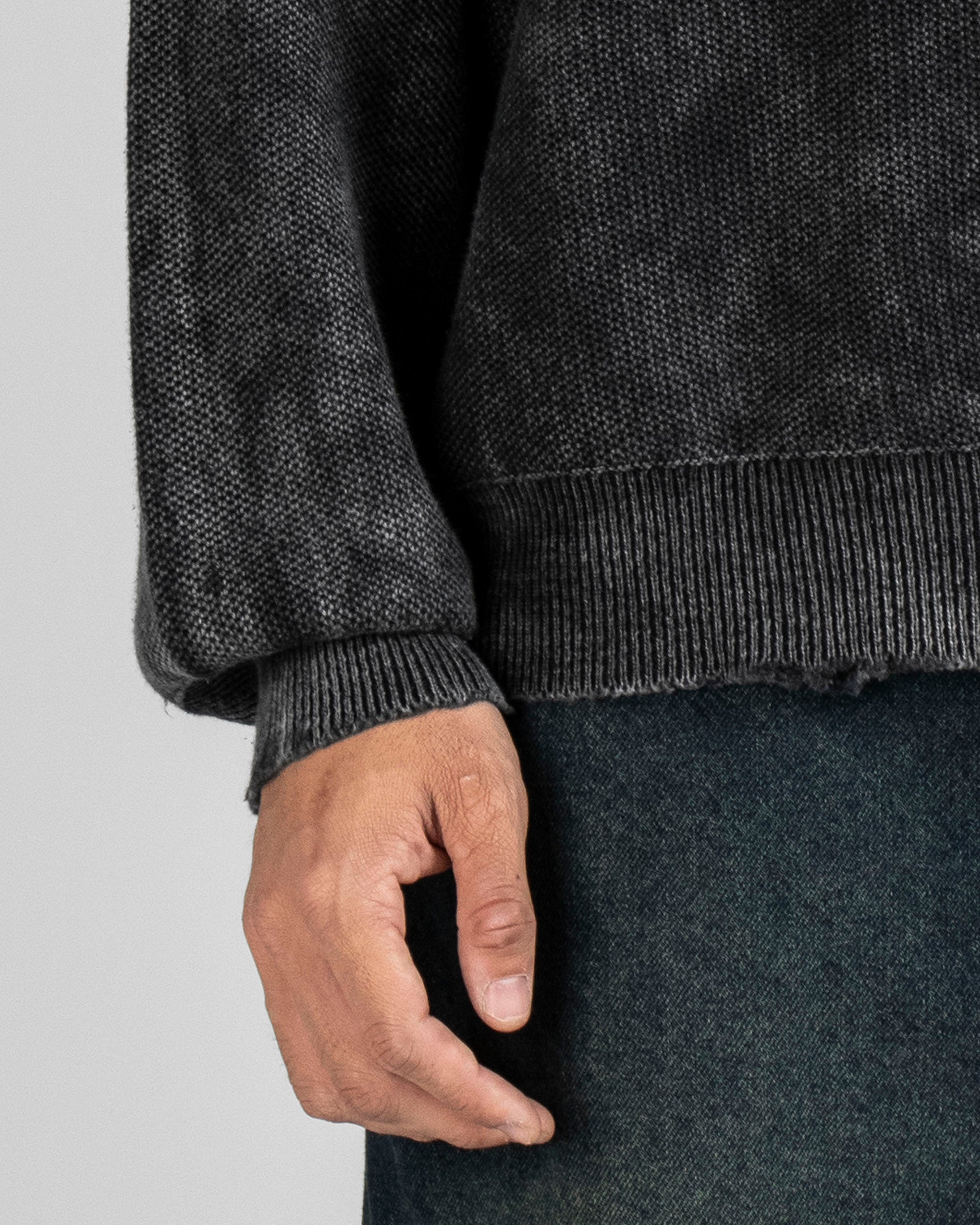 Knit Sweater Negro