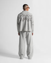 Knit Pant Gris Con Cafe