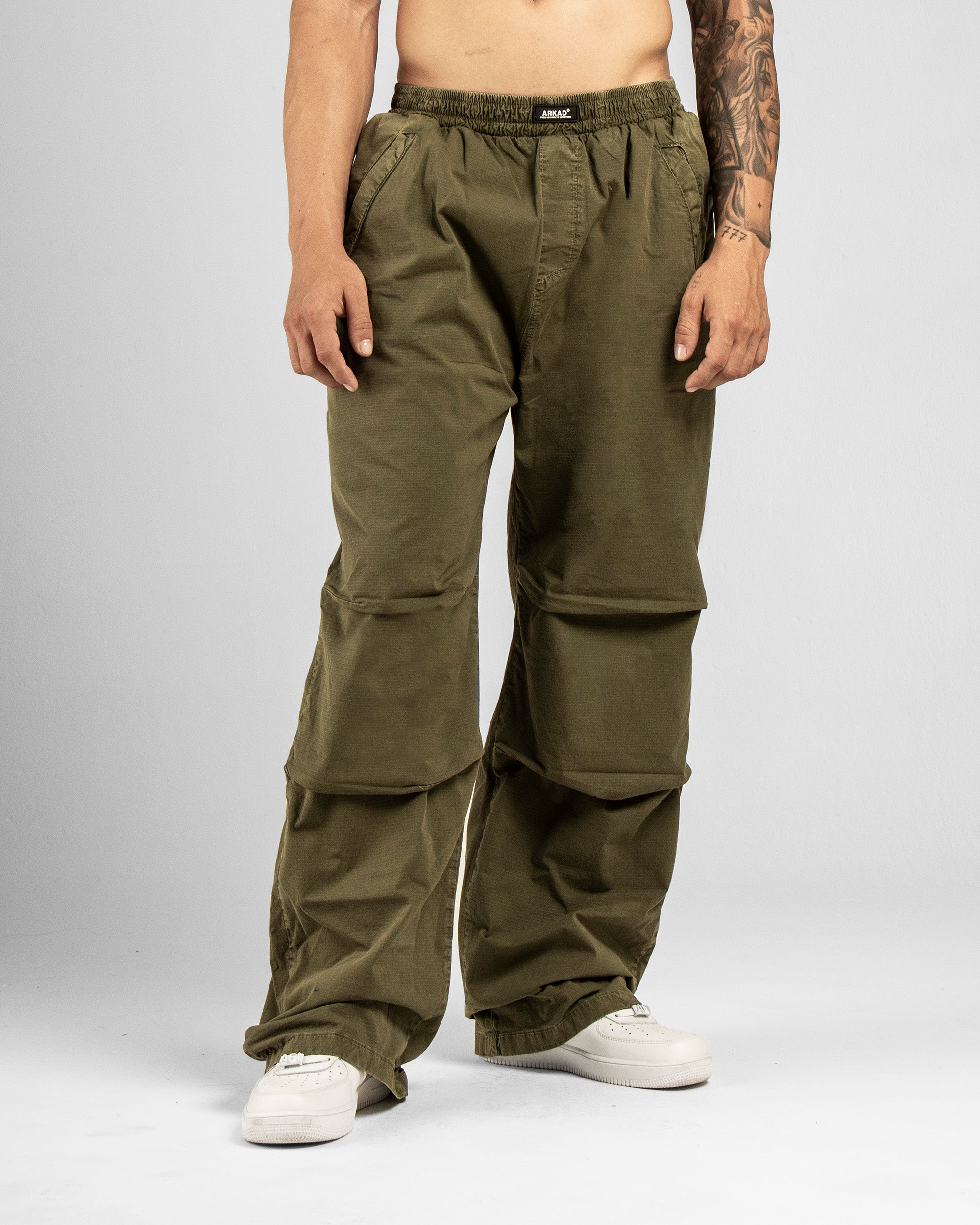 Pant Ripstop Washed Verde