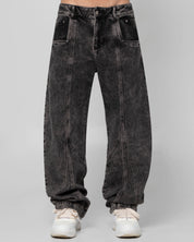Denim Pant Negro Dirty