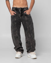 Denim Pant Negro Dirty