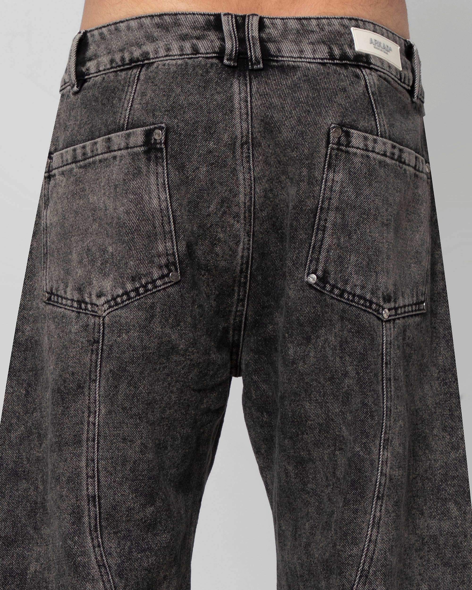 Denim Pant Negro Dirty
