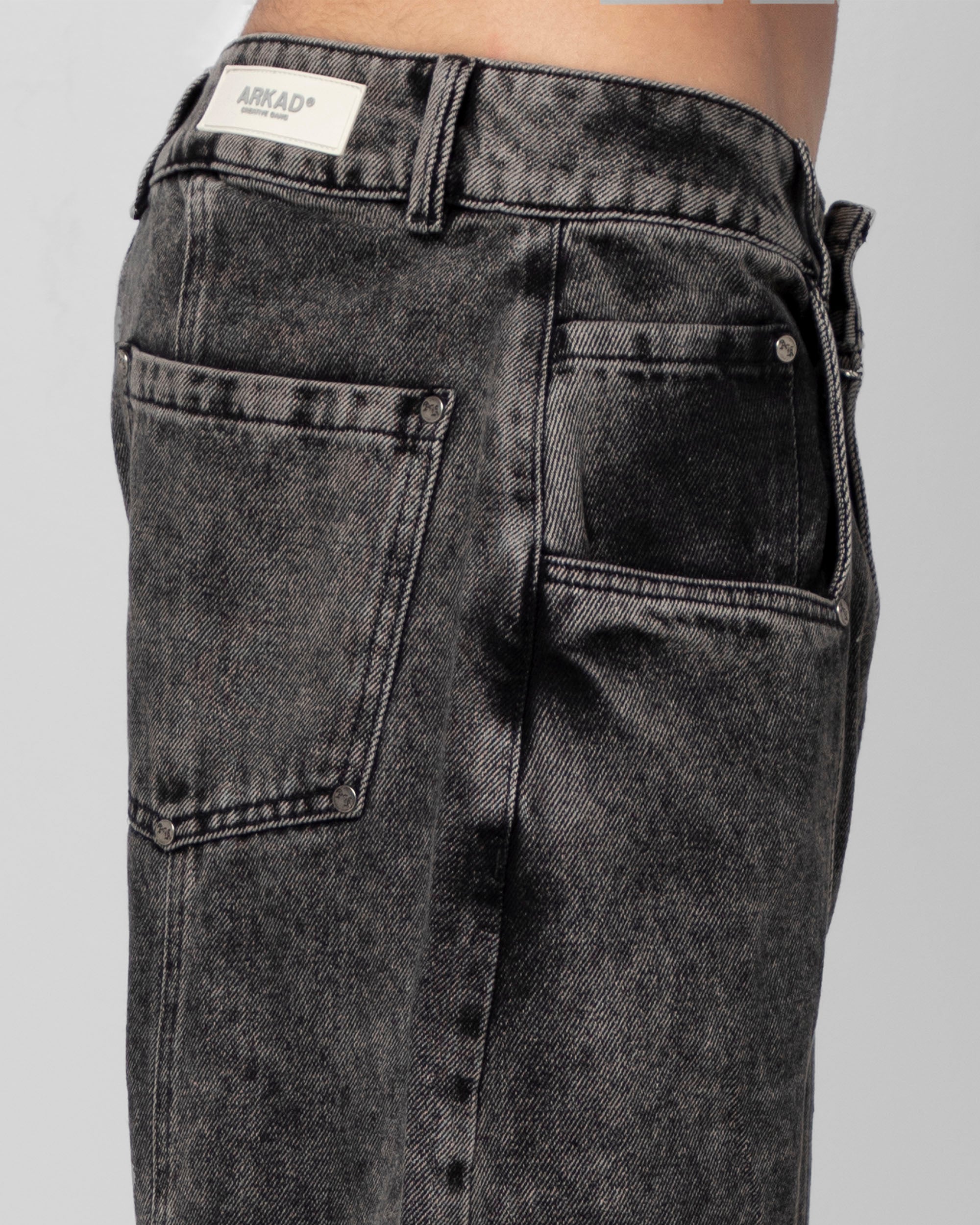 Denim Pant Negro Dirty
